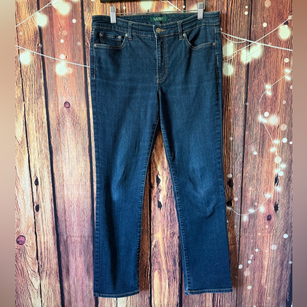 Ralph Lauren Dark Blue Straight Leg Jeans